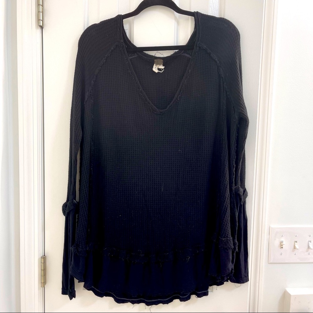 Free people waffle top